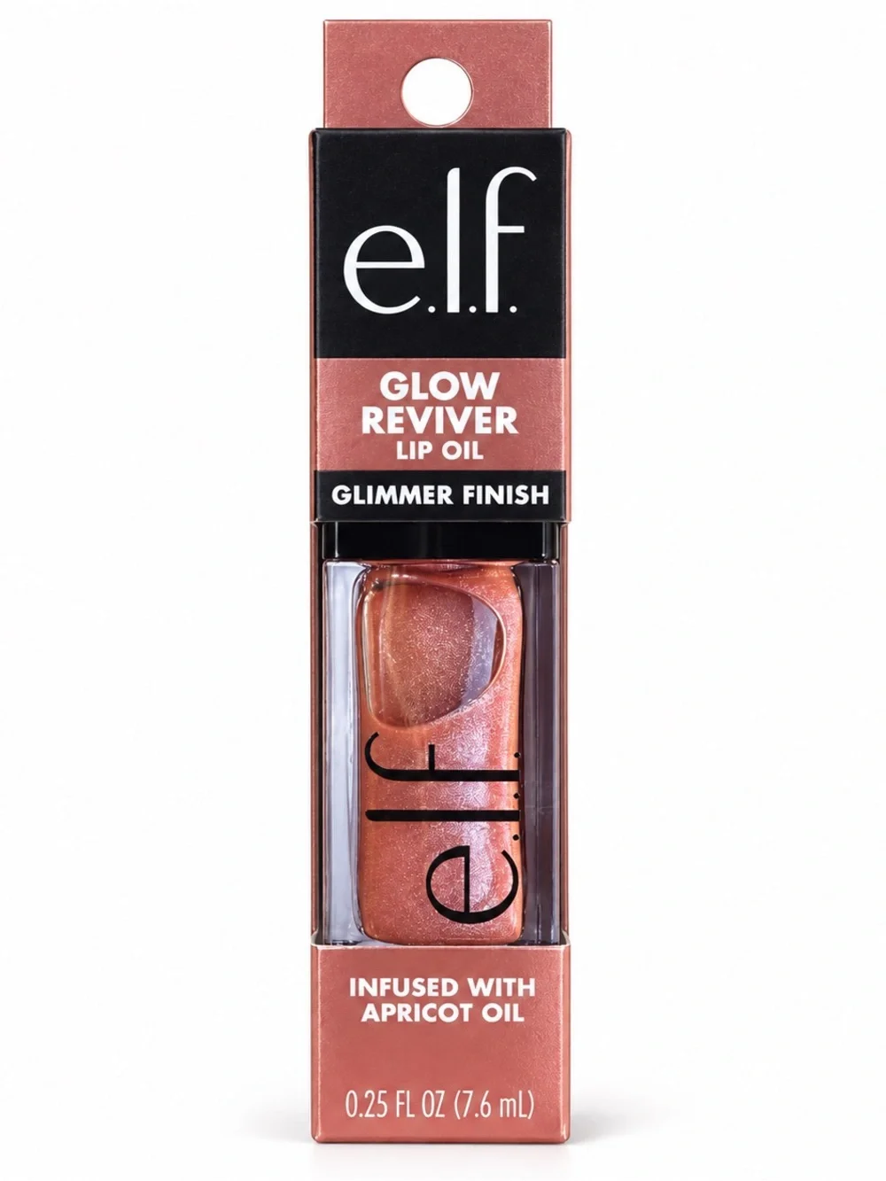 e.l.f. Cosmetics Glow Reviver Lip Oil Glimmer in Super-Neutral 7.6ml BRAND NEW